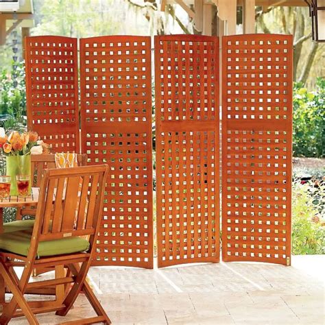 free standing privacy screens outdoor